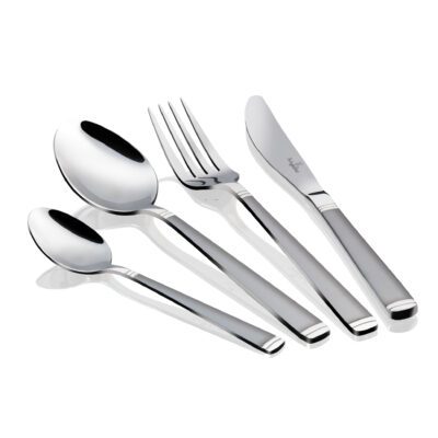 24 pcs cutlery set, satin